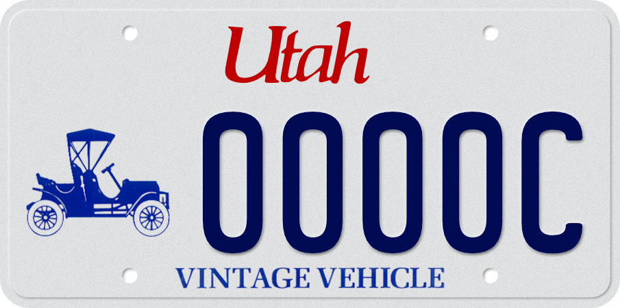 Vintage Vehicle Utah Dmv