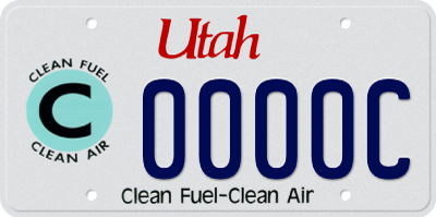 Clean Fuel-Clean Air License Plate