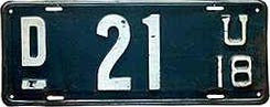 1928 Historical License PlateAutism Awareness license plate
