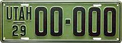 1929 Historical License PlateAutism Awareness license plate