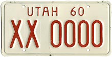 1960 Historical License PlateAutism Awareness license plate