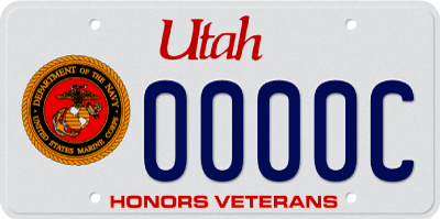 Marines License Plate