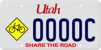 Share the Road License Plate