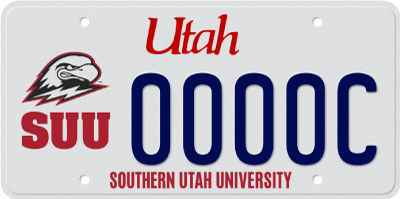 Southern Utah University License Plate