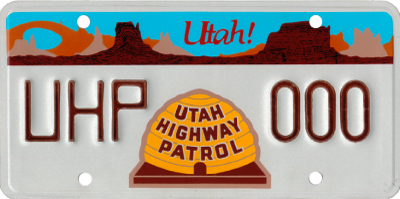 Utah State Autism Awareness license plate