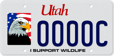 Wildlife Eagle License Plate