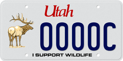 Wildlife Elk License Plate